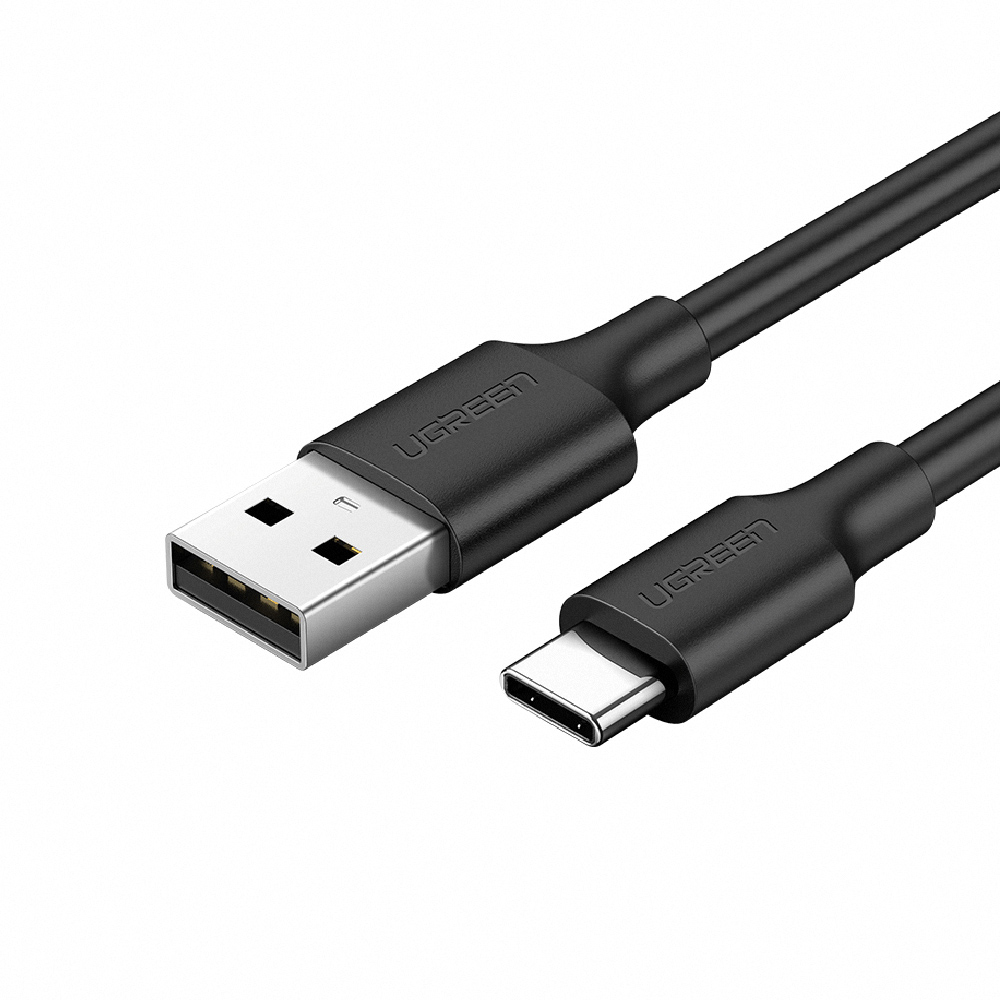 綠聯 USB-C/Type-C快充傳輸線 25CM 黑色 (60114)